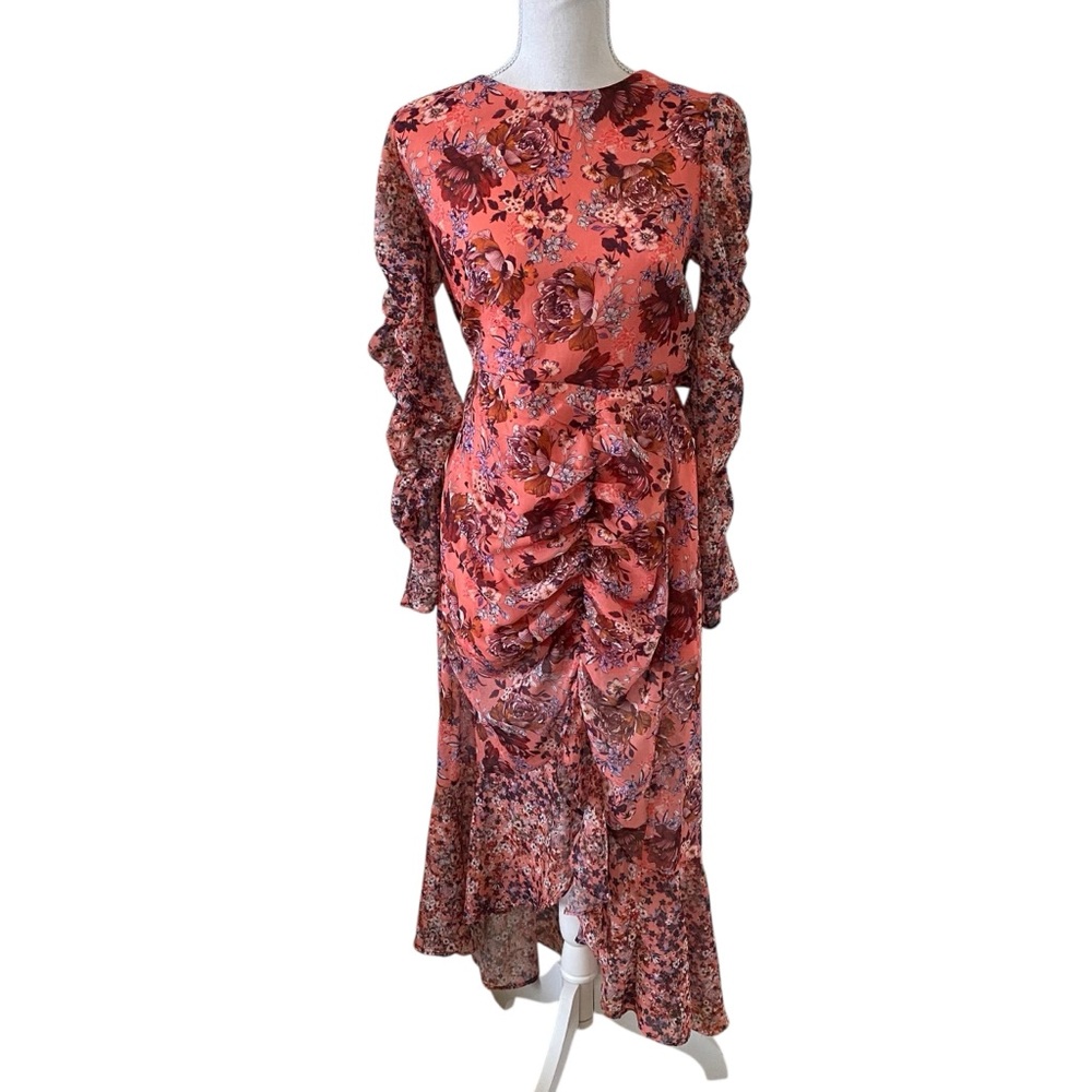 NSR Anthropologie Floral Maxi Dress Women's Size Medium